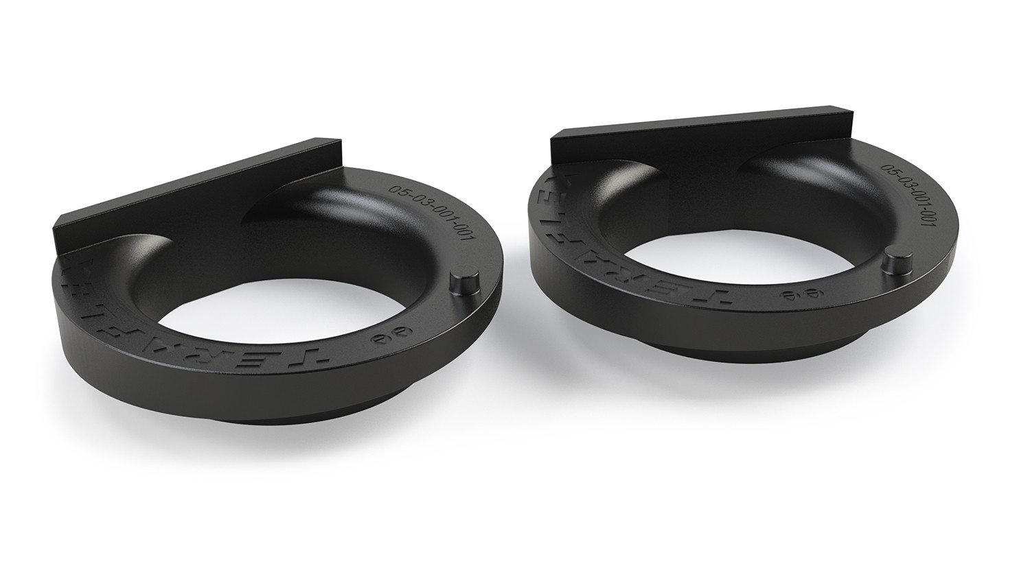 Kit coupelle de ressort HD JL/JT pour pont avant inférieur en acier renforcé noir