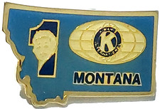 Kiwanis International Montana "1" Lapel Pin