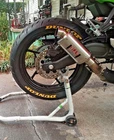 Dunlop Tire Lettering MOTORCYCLE Tire Decal Sticker Bike Full SET 0.75'' yellow