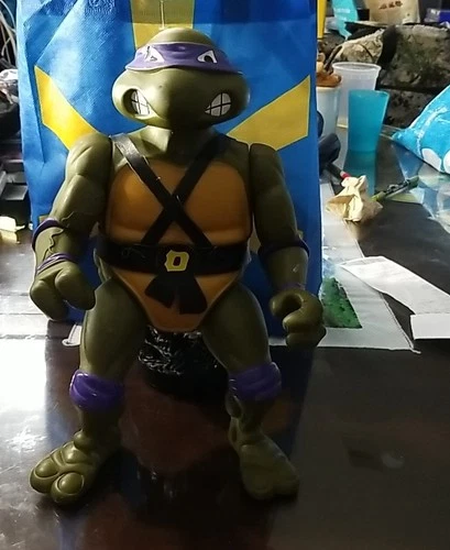 1989 13” TMNT Teenage Mutant Ninja Turtles Donatello Giant Figure With Belt