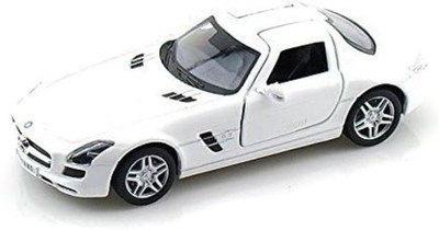 Mercedes-Benz SLS AMG 1:36 Scale White Die-Cast Model - Kids' Favorite Toy