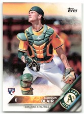 2016 Topps Carson Blair RC Oakland Athletics #352 Rookie