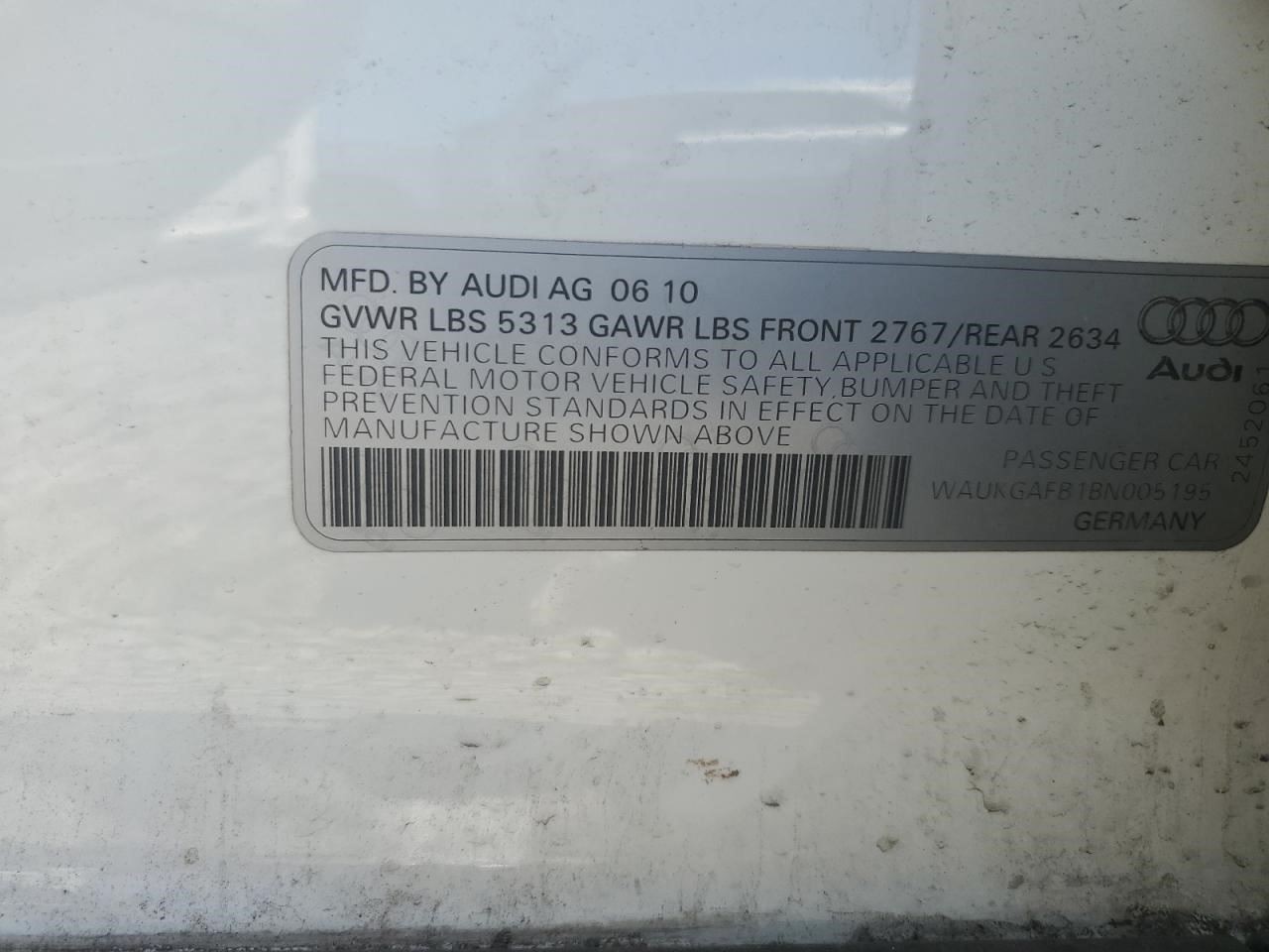 Blower Motor Fits 08-15 AUDI R8 30956029