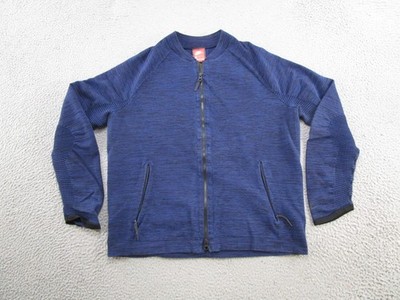 Nike Jacket Sportswear Tech Pack Knit Full Zip Blue 832178 Men's Size L Read
