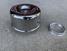 4 Round Louvered Chrome Air Cleaner 2-58