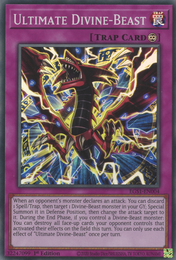yugioh all divine beast cards Beasts Slifer, Obelisk, Ra, Horakhty (Alt. Art) - 8 set Ultimate Divine-Beast | Card Details