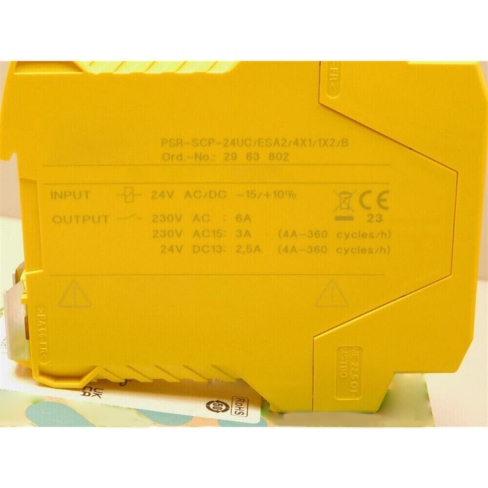 2963802 For Phoenix Contact PSR-SCP- 24UC/ESA2/4X1/1X2/B Safety Relay ...