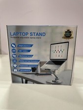 360  Rotating Metal Laptop Stand Riser Foldable Computer Notebook Holder Desk