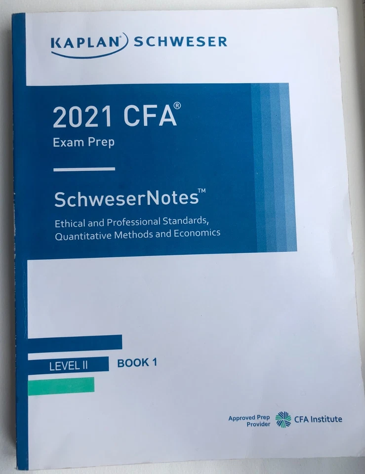 3 x 2021 CFA Kaplan Schweser Notes Level 2 Book 1 Ethical Professional Standards - Image 3 of 3