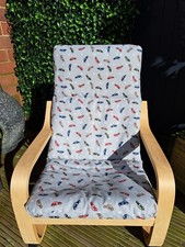 Ikea Poang Kids Chair Cover, slipcover, replacement cover, cushion, washable