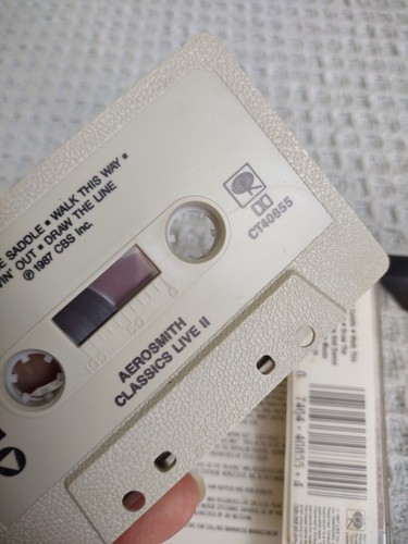 1987 Aerosmith Cassette: Classics Live II. Tested - Picture 11 of 23