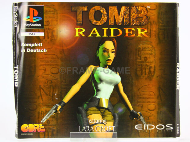 Sony Ps1 Playstation 1 Tomb Raider Big Box Gut Frontcover