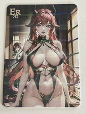 AI ART ER ER012 Holographic Qingcheng Royal Sister Goddess Story  Card