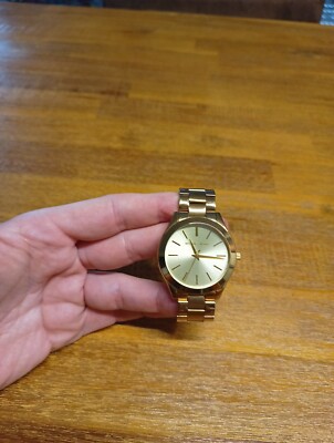 Michael Kors Uhr Damen Runway, MK3179, neue Batterie, Gold UVP 189