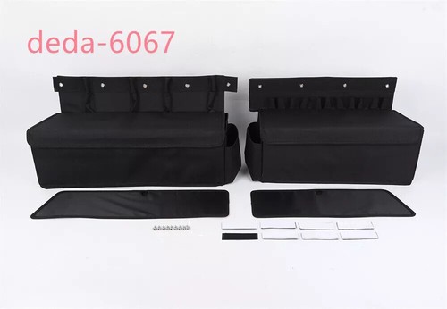 Black Rear Trunk Side Storage Bag Organizer For Suzuki Jimny 2019-24 Accessories - Picture 9 of 10