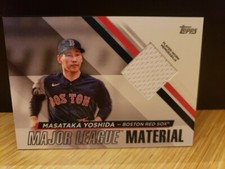 Masataka Yoshida 2024 Topps Series 1 Major League Material Jersey Relic Red Sox