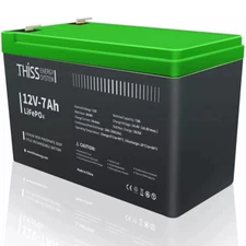 12V 7Ah Lithium Cycle Rechargeable Energy Storage& Off Grid Application Battery