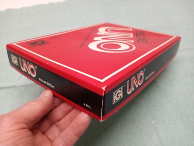 その他 uno Vintage 1978 UNO DELUXE EDITION 3001 INTERNATIONAL GAMES INC