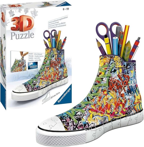 Ravensburger 12535 - 3D Puzzle Sneaker Graffiti 8-99 Jahre-image