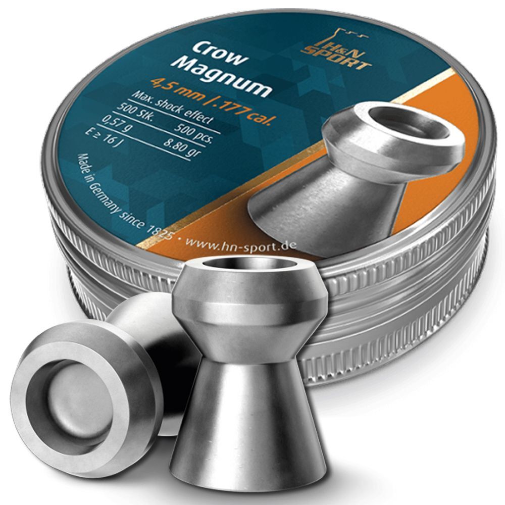 Piombini 4.5mm crow magnum pallini aria compressa h&n airguns pellets diabolo
