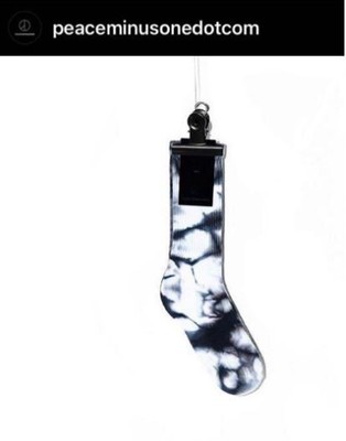 Nike × peaceminusone G-Dragon Socks Tie-dye Black Size 22-26cm 