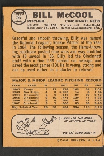 1968 Topps Baseball Cards Scegli una carta a scelta 295-660 EX X-MT 1/25 Set Break - Foto 488 di 490