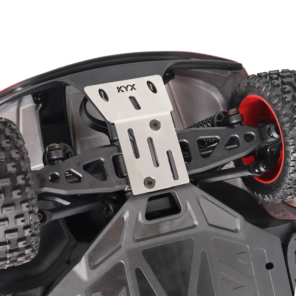 For Arrma 1/14 Mojave GROM RC Front and Rear Chassis Skid Plate Upgrade Parts - Image 2 of 4