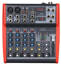 Audio2000s AMX7312 6-Ch.Audio Mixer with USB and DSP Sound Processor -New,O