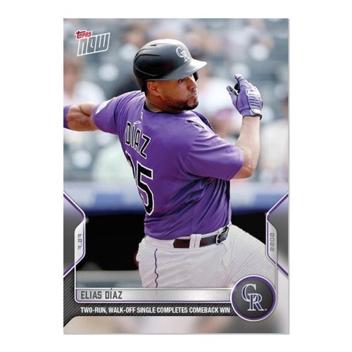 2022 Topps Now 605 Elias Díaz