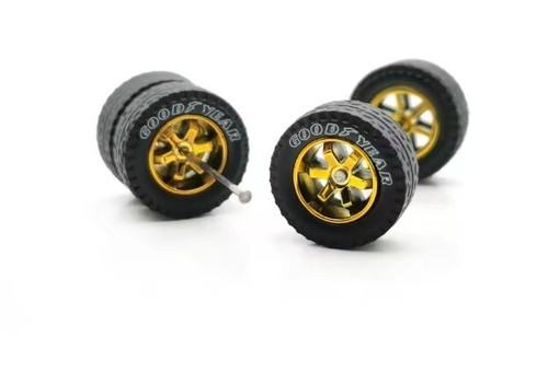 1/64 Scale Wheel Sets Real Rider Wheels Rubber Tires Custom sets for Hot Wheels - Picture 246 of 249