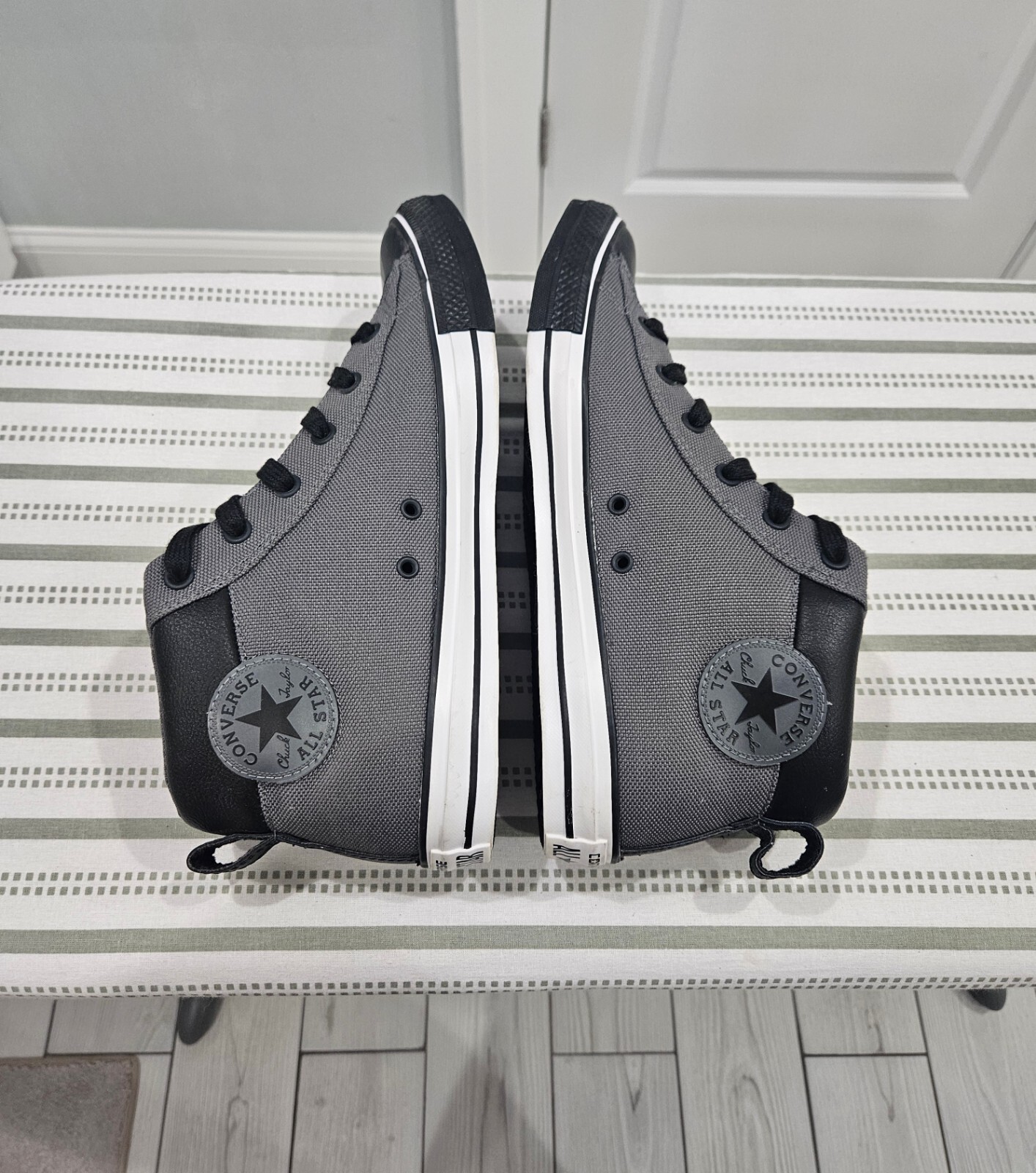 Converse Chuck Taylor All Star Street Mid Top Gray Sneakers Mens Shoes eBay