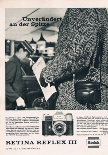 Kodak Werbeanzeige Werbung Kodak Retina #2 ÜG - Bild 1 von 1