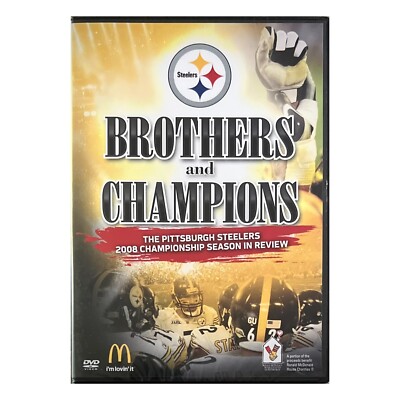 Brothers & Champions Pittsburgh Steelers Championship Season (DVD, 2008) - NEW