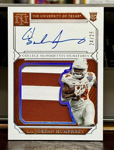 LIL’ JORDAN HUMPHREY 2019 NATIONAL TREASURES ROOKIE PATCH AUTO /25 - LONGHORNS🔥