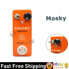 Mosky P90 PRO Guitar Bass Effect Pedal Script Speed Footswitch Knob for PHASE90