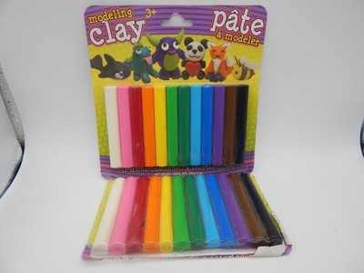 Modeling Clay 24 Assorted Colors Stick Set Non-Toxic, Brand New, Sealed