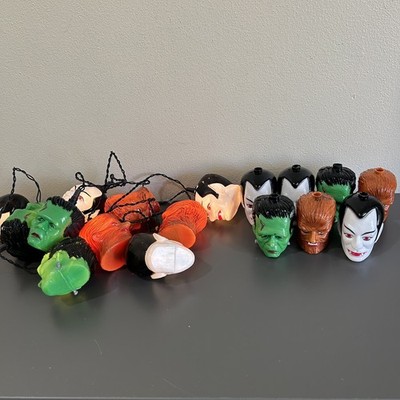Universal Studios ''MONSTERS'' Vintage Halloween String Light Set +7 Extra Covers