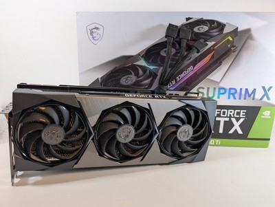 MSI RTX3090 Ti Suprim X OC 24GB GDDR6X Gaming /KI /Workstation Grafikkarte