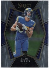 2021 Panini Select Premier Level Jacob Harris Rookie Card RC #180 Rams. rookie card picture