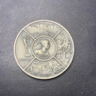STERLING SILVER 925 lot Round Coin O11 33.5g Token Chip New York Monroe Vintage