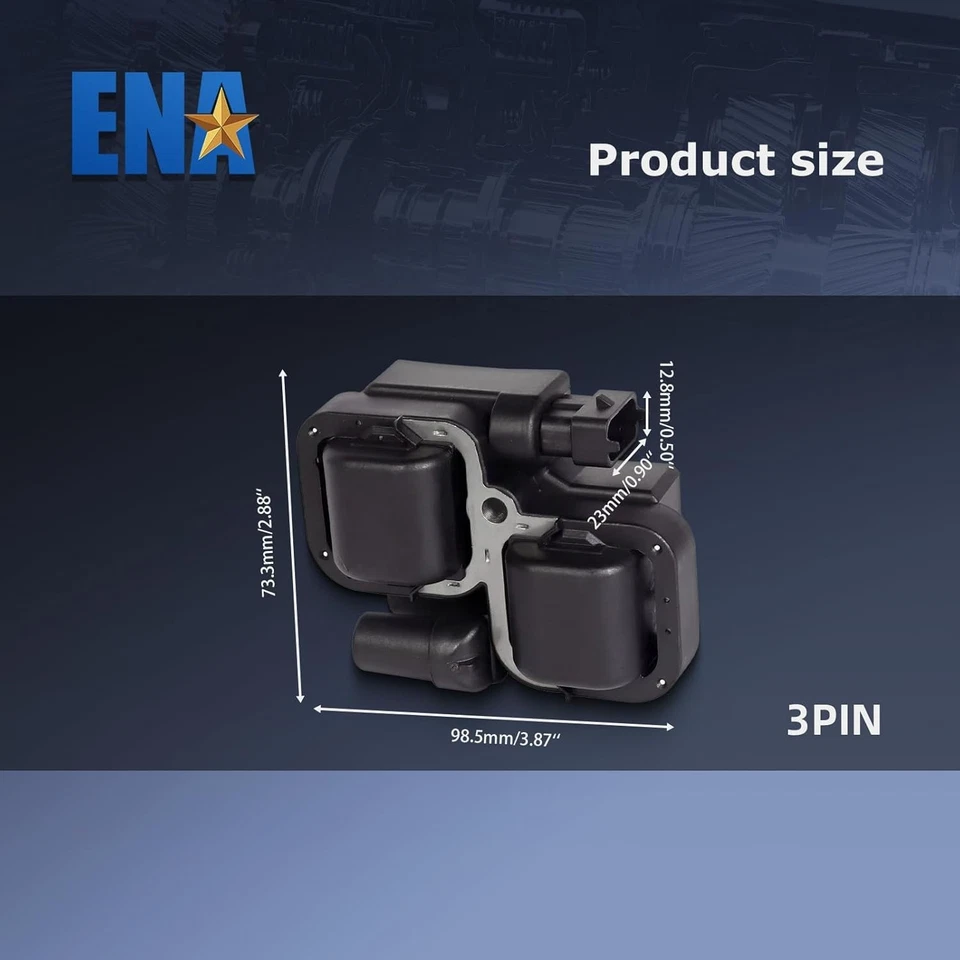 ENA Juego de 8 Bobinas de Encendido Pack Compatible con Mercedes-Benz E320 E430 E500...  Foto 2 de 4