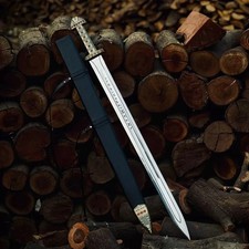 Hand Forged King Ragnar Lothbrok Viking Sword, Medieval Battle Ready Sword