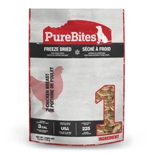 PureBites Chicken Freeze-Dried Dog Treats, 1 Ingredient, Made in USA, 6.2oz