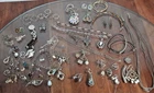 Vintage Sterling Silver Jewelry Lot 925 Necklace Rings Bracelet Estate Lot 9.4oz