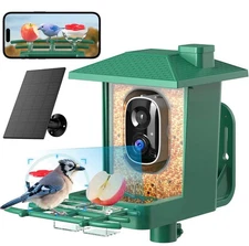 Bird Feeder with Camera Outdoor Solar: Smart Birdfeeder with AI Recognition