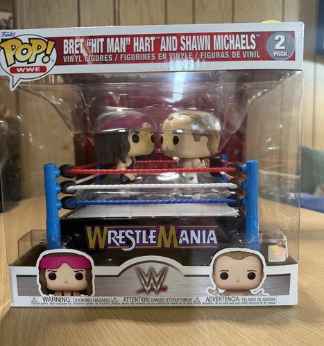 FUNKO POP! MOMENT: WWE - Bret Hart vs Shawn Michaels [New Toy] Vinyl Figure