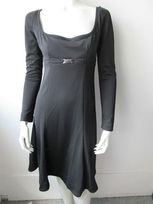 Miss Sixty Dress Röcke Rock Kleid Stretch Schwarz Neu M