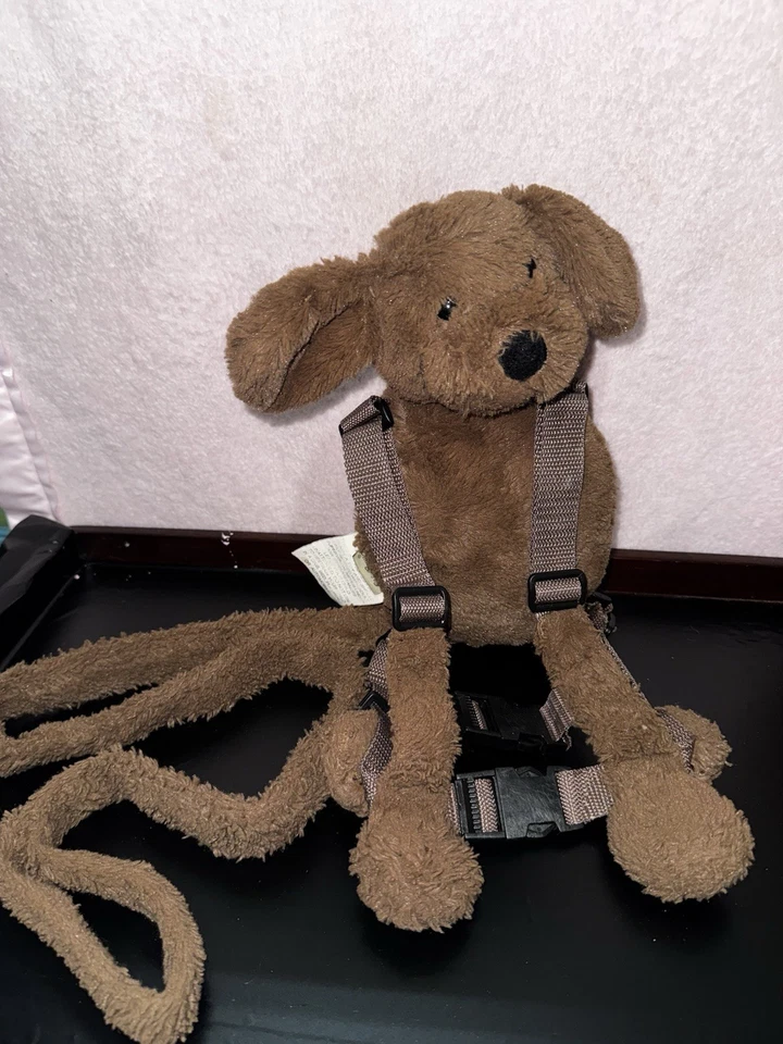 Arnés Mochila Goldbug Eddie Bauer Peluche Marrón Cachorro Perro Niño Difícil de Encontrar Foto 2 de 4