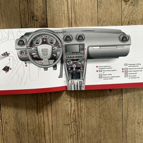 08-12 AUDI A3 SPORTBACK OWNERS HANDBOOK MANUAL AND WALLET 2012 Ref18531 - Picture 22 of 24