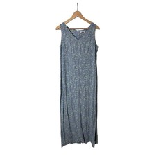 Y2K Old Navy Floral Maxi Dress Rayon 12